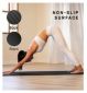 Tapis d'exercice KG Physio Yoga noir antidérapant 8mm