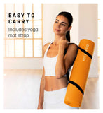 KG Physio Yoga Mat 8mm Thick Orange 183cm x 60cm, UK version