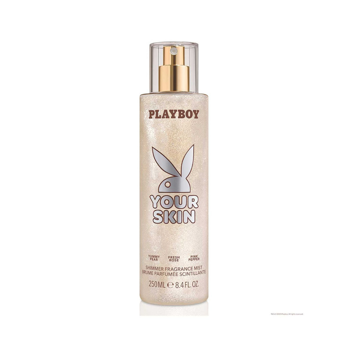Playboy Your Skin Shimmer Fragrance Mist 250ml, UK version