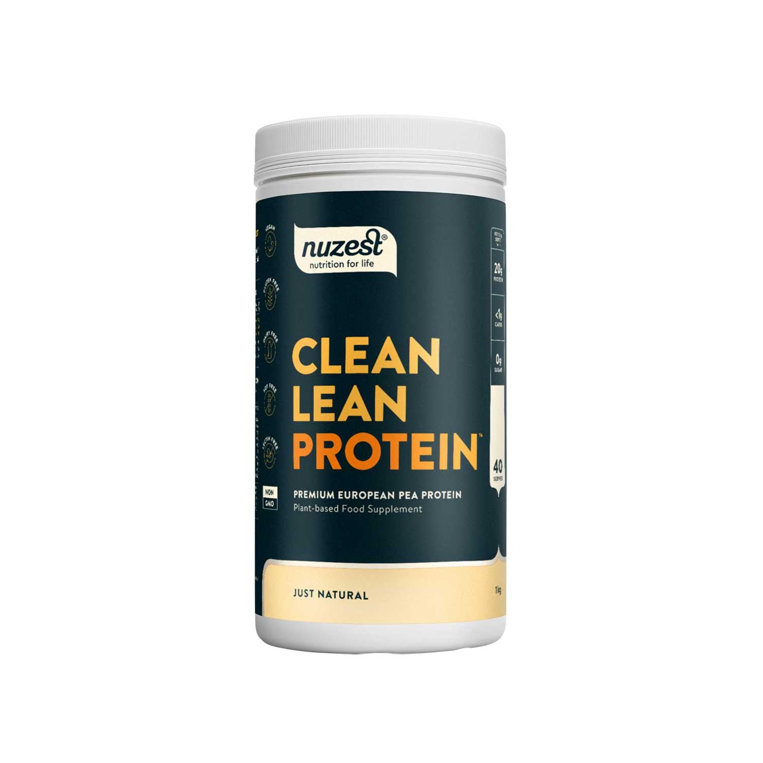 NUZEST Clean Lean pea protein powder 1kg, UK version