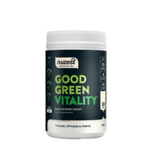 مسحوق NUZEST Good Green Vitality Multinutrient Greens اليومي النباتي 300 جرام