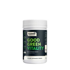 NUZEST Good Green Vitality Greens Powder 120g, imported from the UK
