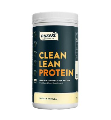 NUZEST Clean Lean Protein Premium European Pea Protein Powder Smooth Vanilla 1kg