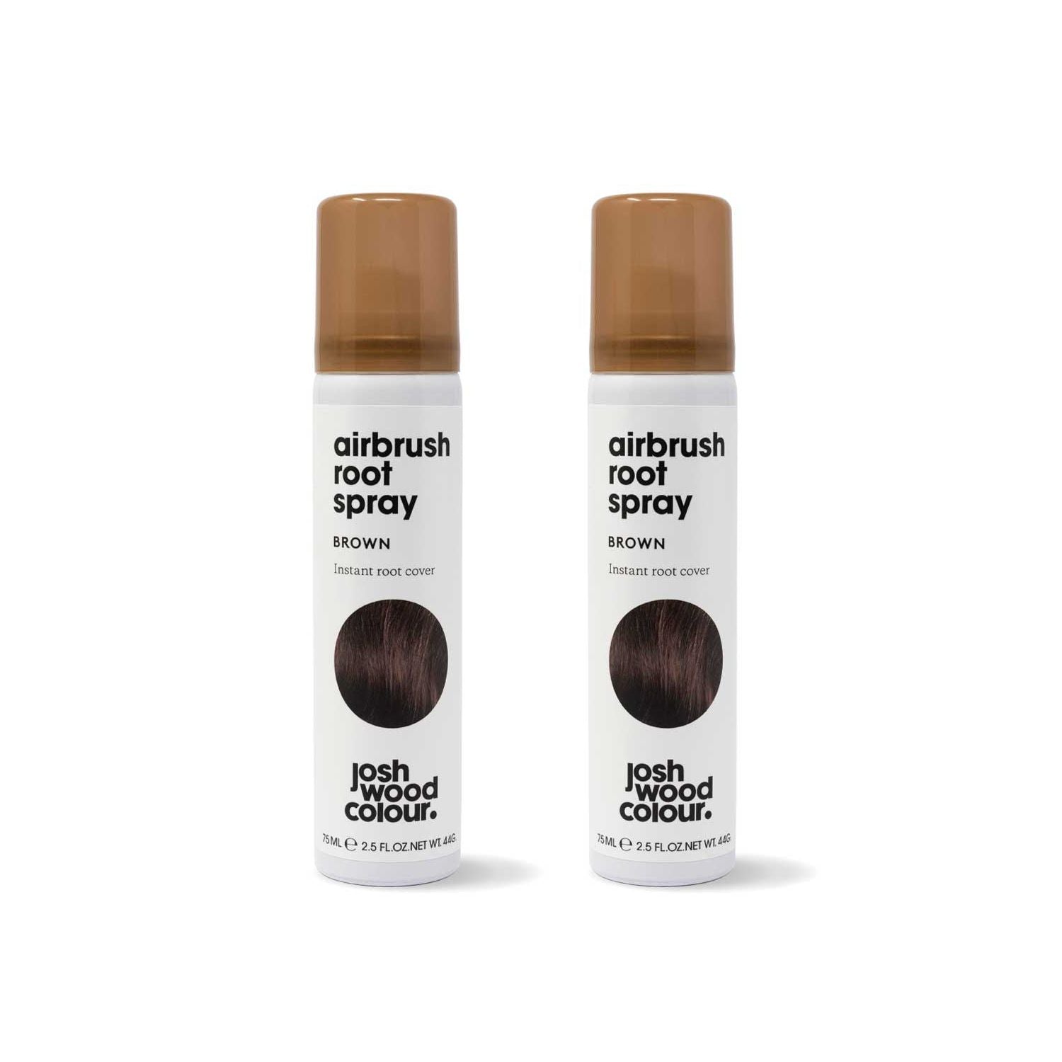 Josh Wood Colour Airbrush Root Spray Brown 75ml x2 - British product