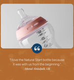 Tommee Tippee 60th anniversary bib and bottle gift set, UK version