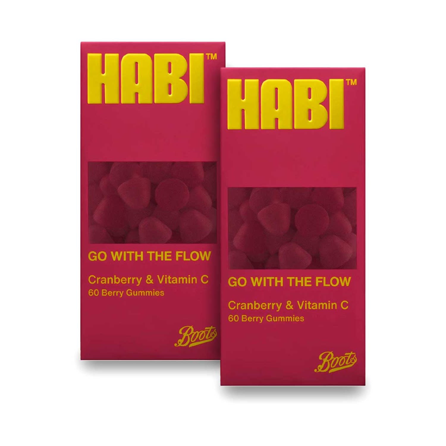 Habi cranberry vitamin c gummies bundle (British brand)