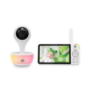 LeapFrog Smart Video Baby Monitor med fargenattesyn Hvit 5 tommer