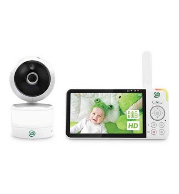 LeapFrog 5 Inch Video Baby Monitor with Colour Night Vision White LF915HD