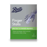 Boots Finger Stalls 2s for finger injury protection, UK version