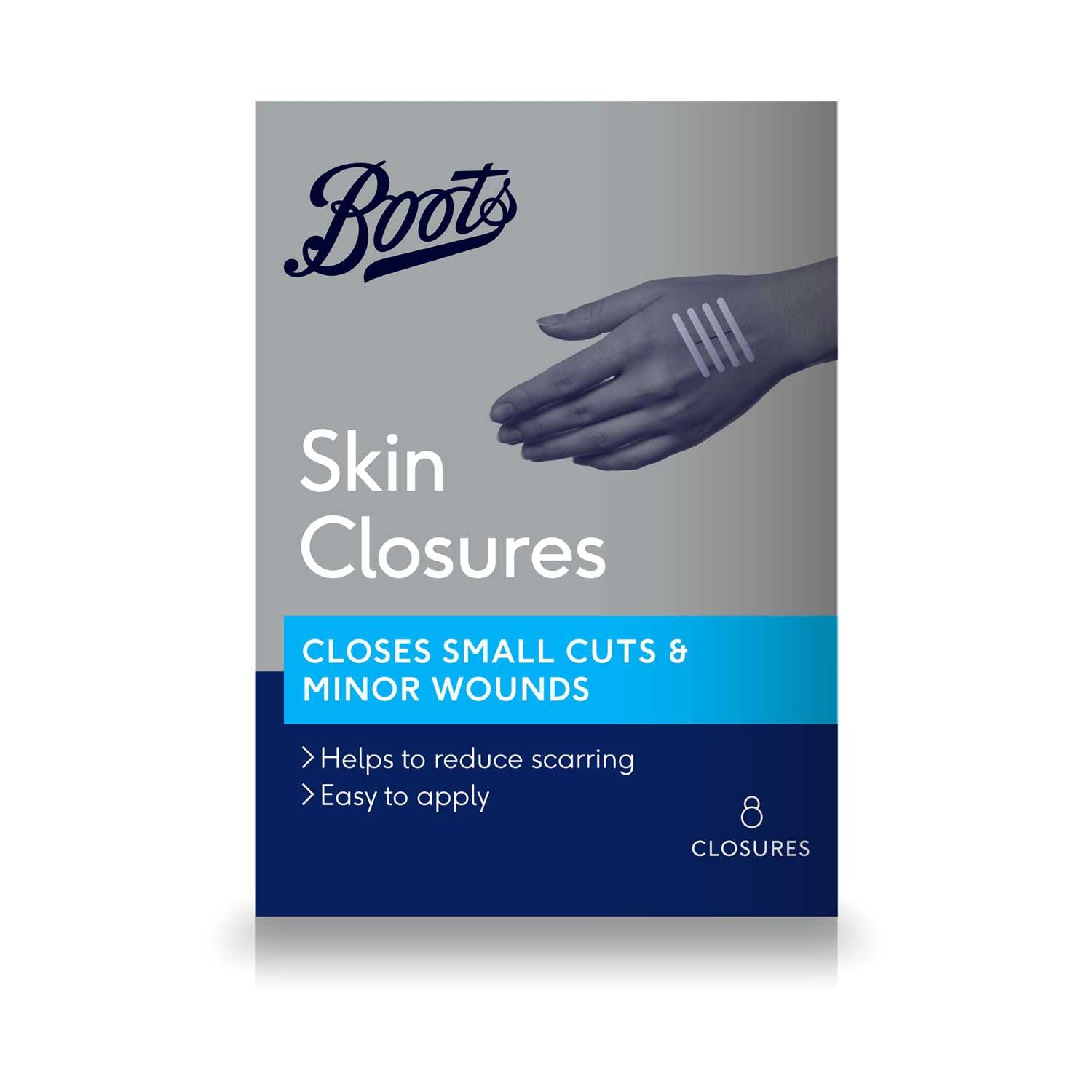 Boots Skin Closures 8s - British product