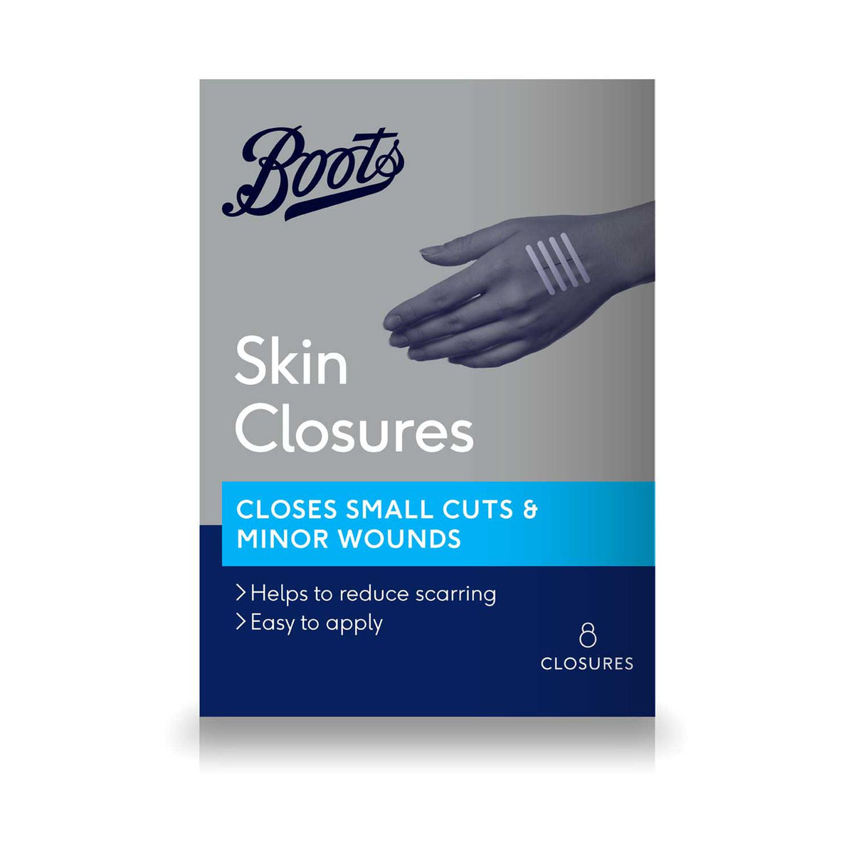 Boots Skin Closures 8s - British product