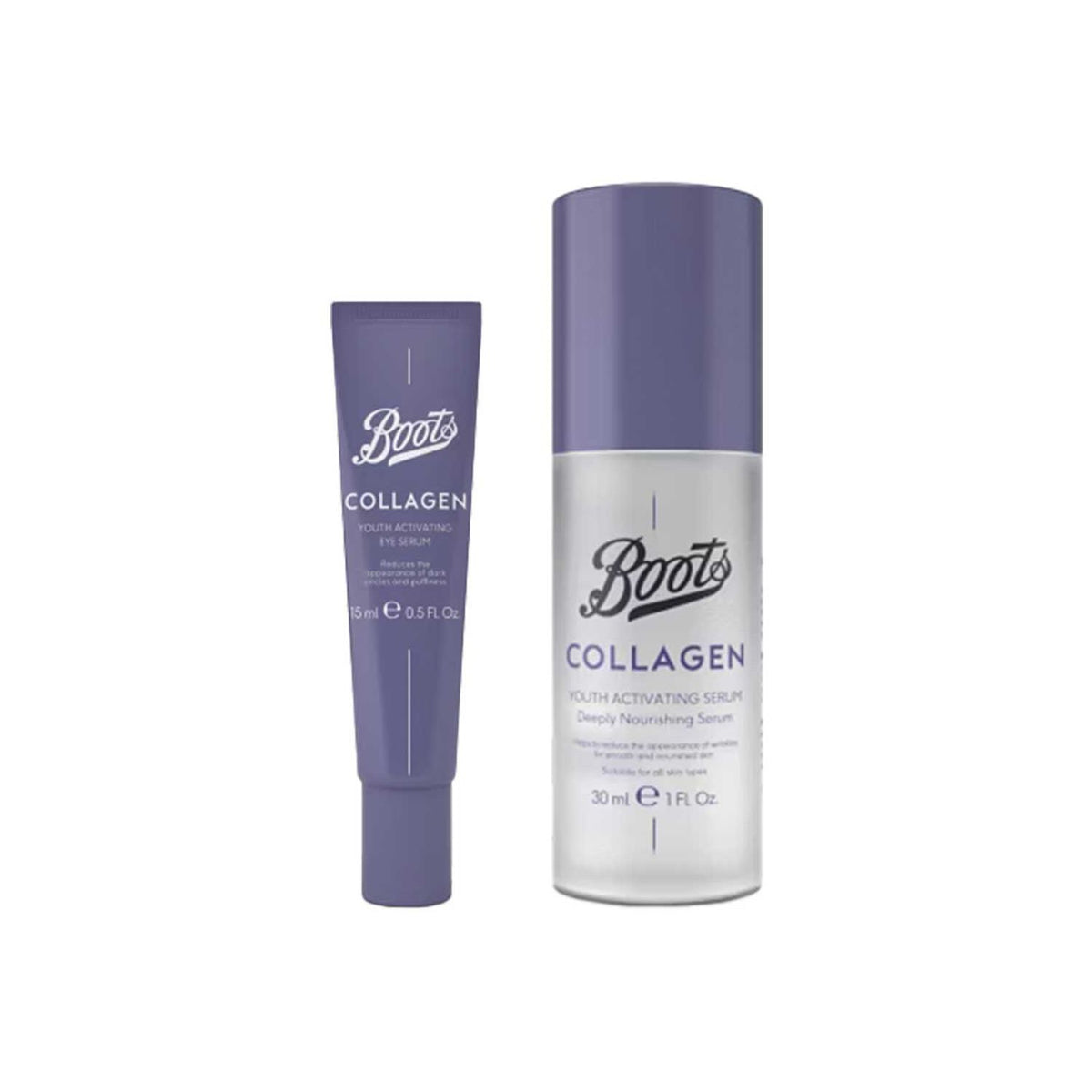 Boots Collagen Bundle skincare supplements (British brand)