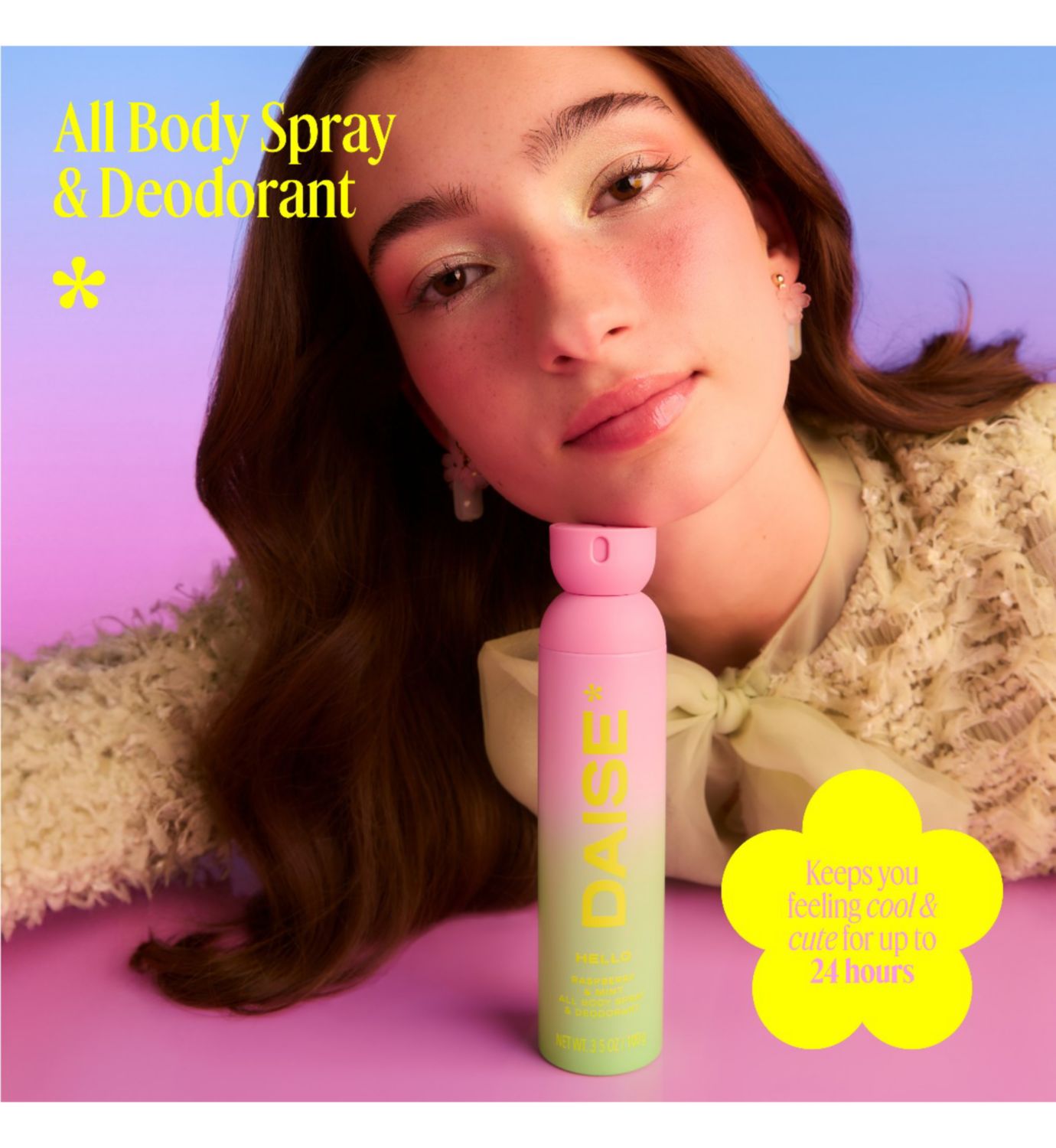 Daise Hello body spray 120ml (British brand)
