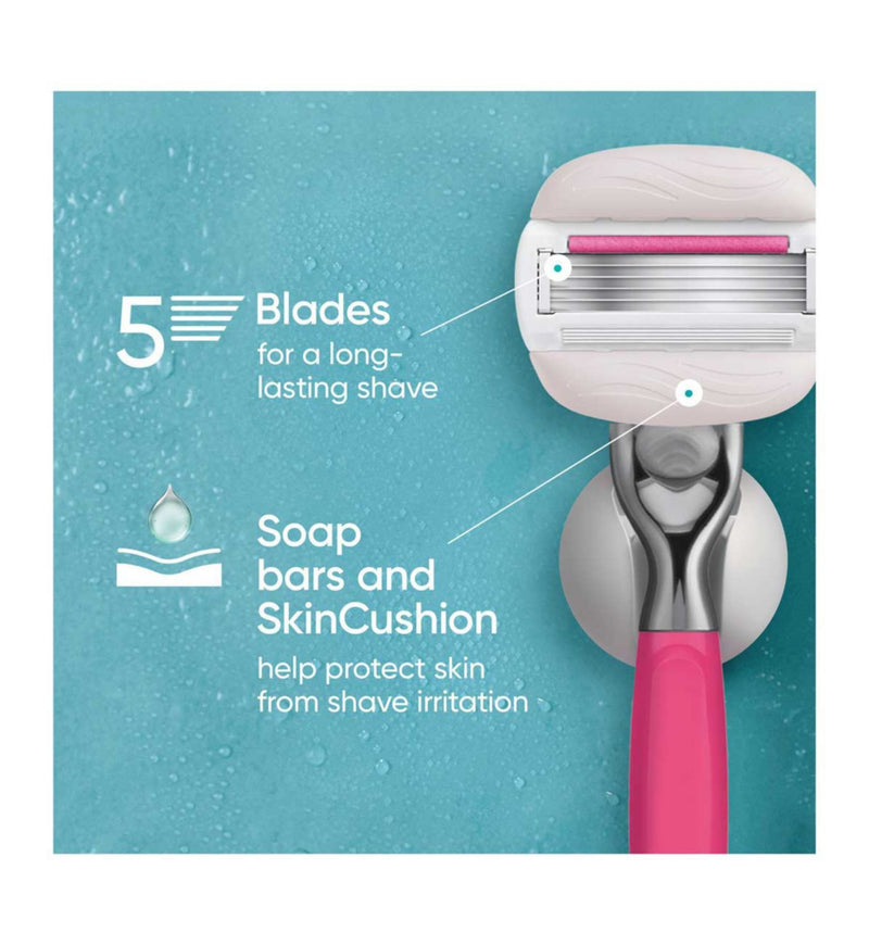 Gillette Venus Pro ComfortGlide Tropical women's razor starter kit - British product