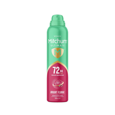 سبراي مضاد للتعرق Mitchum للنساء Ultimate 72h Bright Floral 250 مل