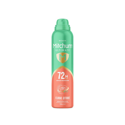 Boots Mitchum Women Ultimate Floral Citrus Anti-Perspirant Deodorant 250ml- Buy online at McGrocer