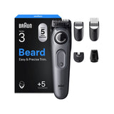 Braun beard trimmer Series 3 BT3560 grey, UK version