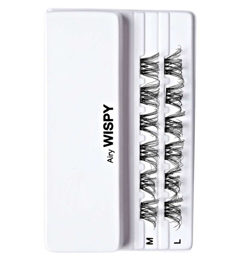 KISS imPRESS press on false eyelashes airy 10s lash clusters, UK version