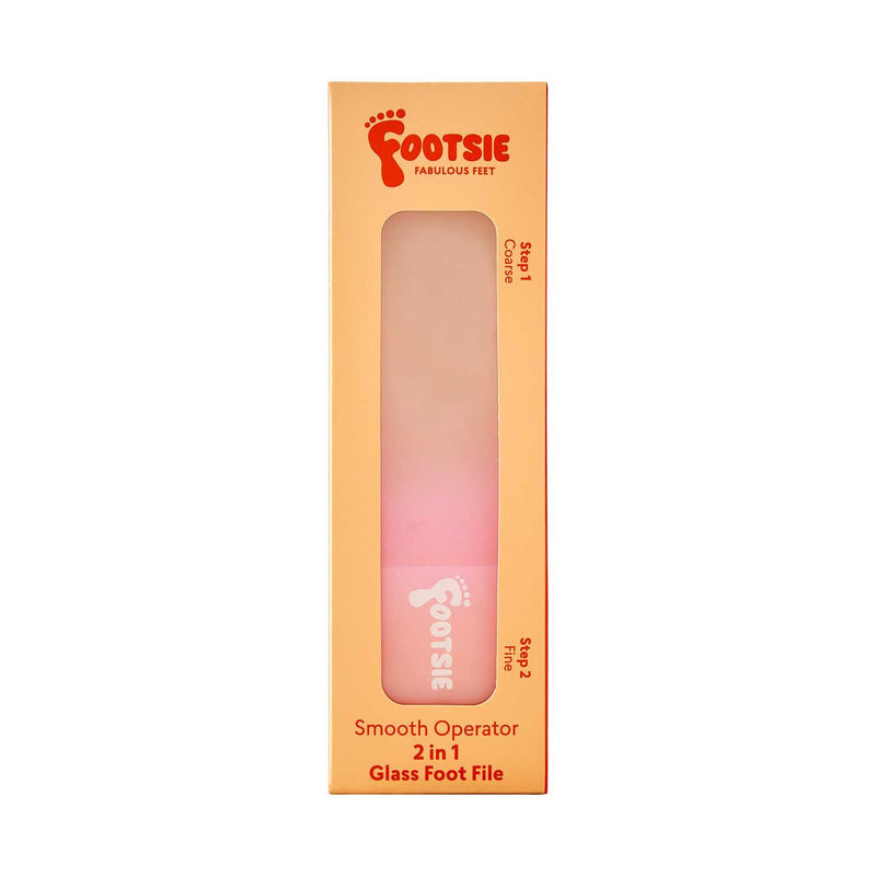 Footsie Smooth Operator glass foot file 2-in-1, UK version