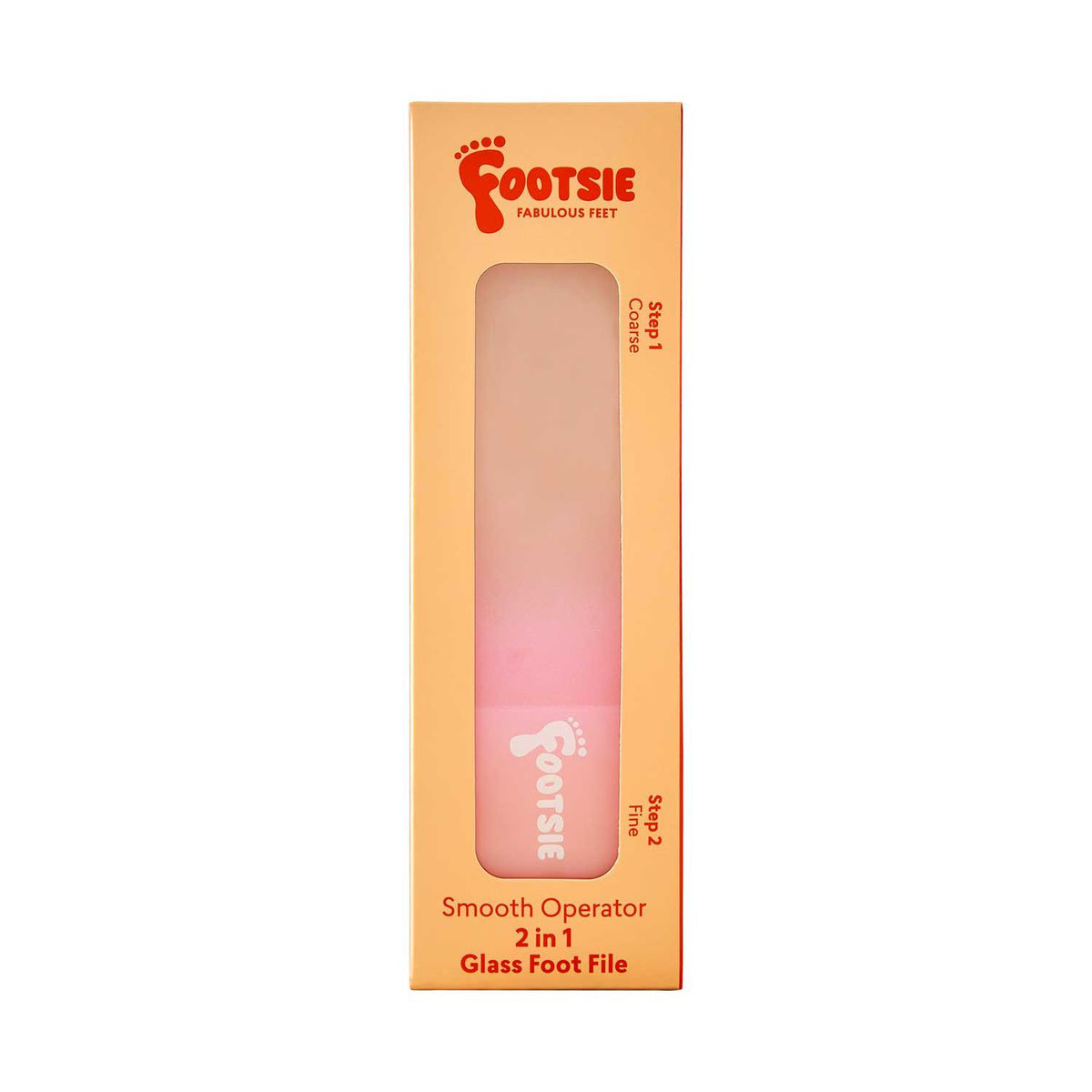 Footsie Smooth Operator glass foot file 2-in-1, UK version