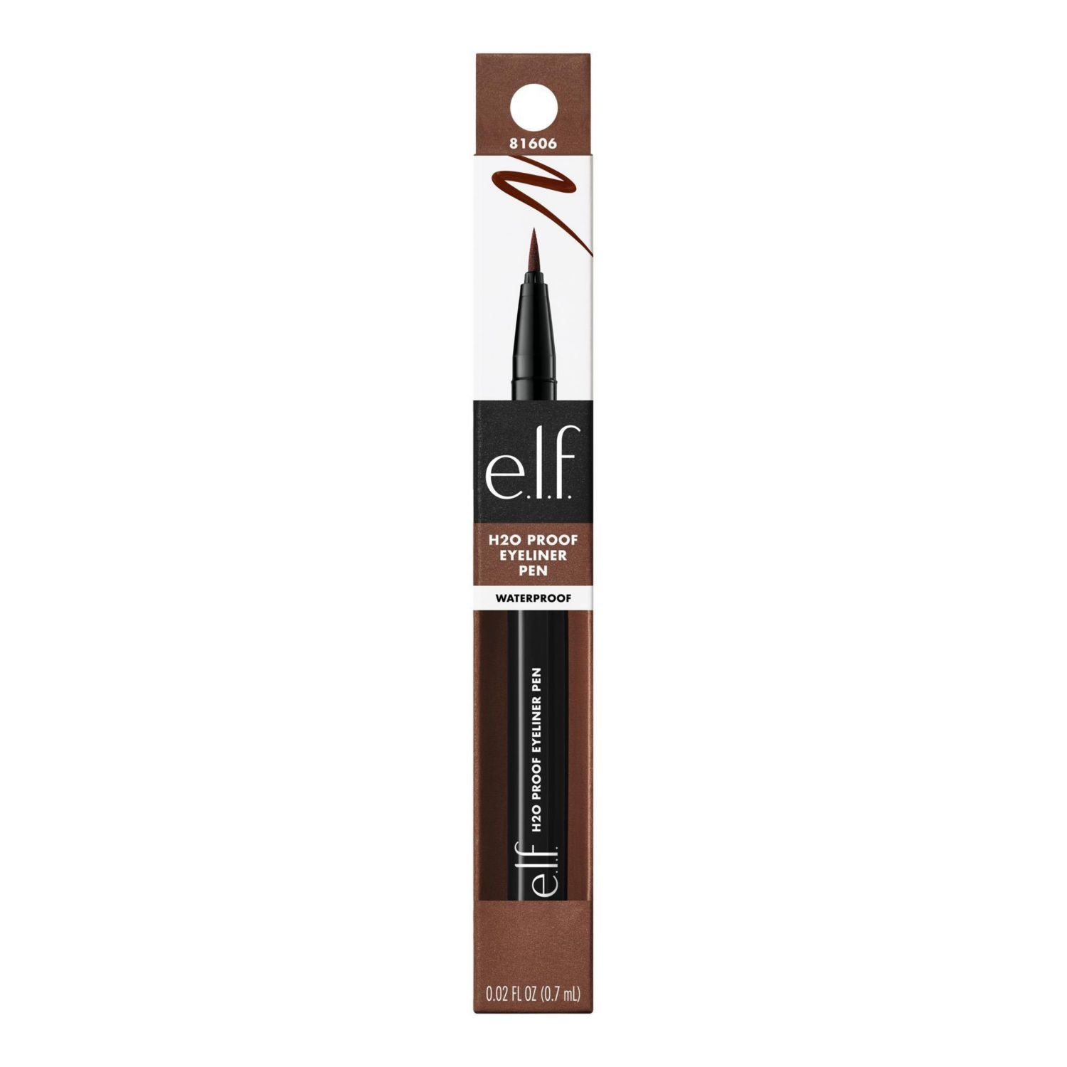 e.l.f. H2O Proof eyeliner pen Deep Brown 0.7ml (British brand)