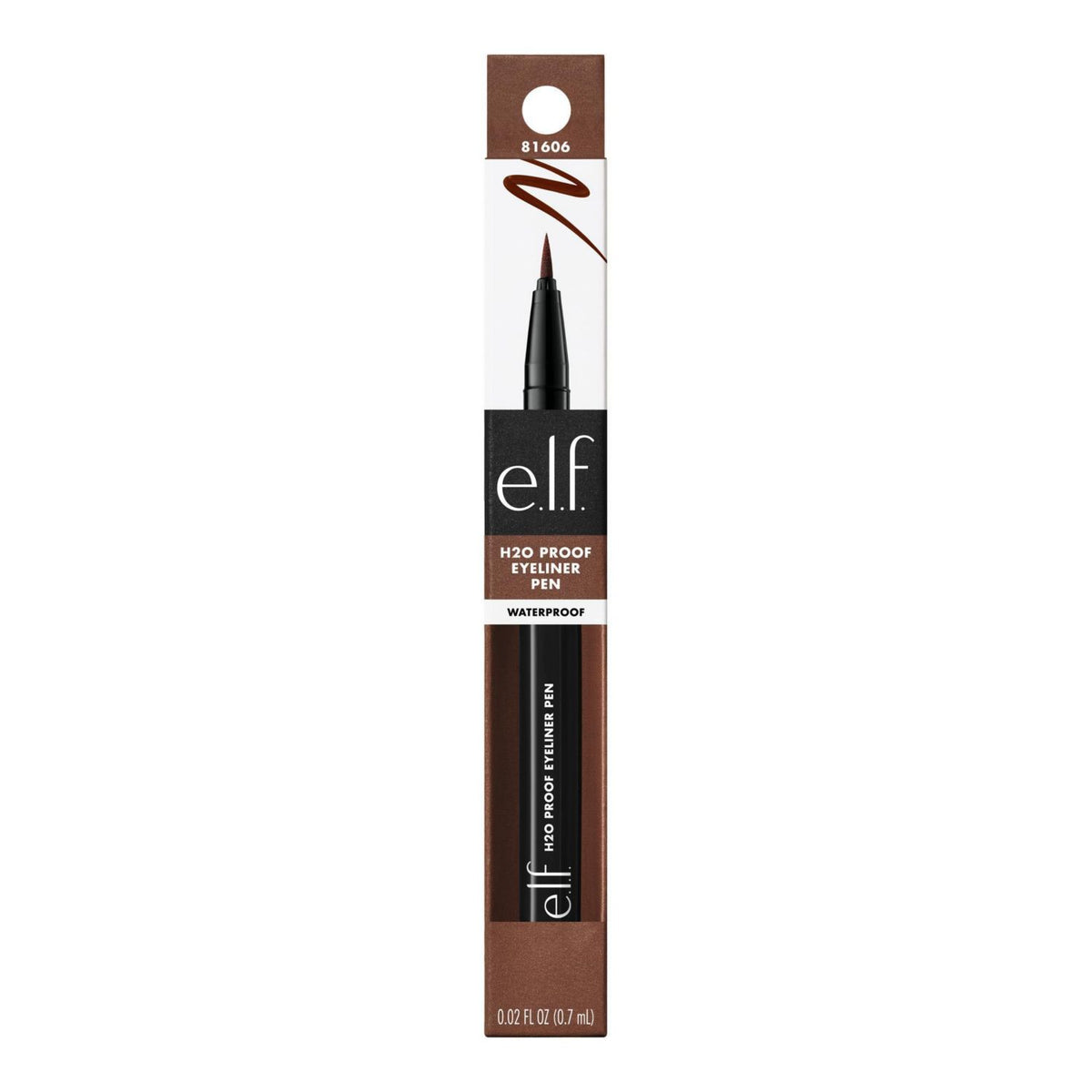 e.l.f. H2O Proof eyeliner pen Deep Brown 0.7ml (British brand)