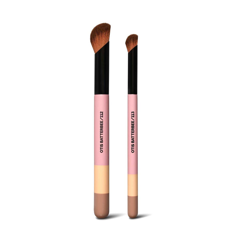 Otis Batterbee concealer brush duo set with vegan bristles - British product