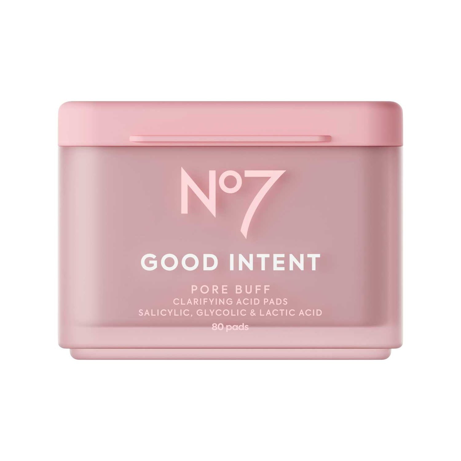 No7 Good Intent Pore Buff pads 80 pads, imported from the UK