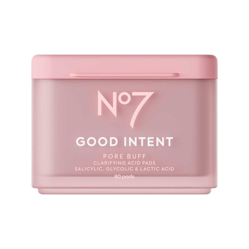 No7 Good Intent Pore Buff pads 80 pads, imported from the UK