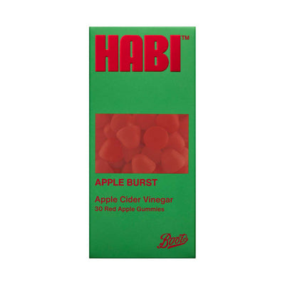 Boots HABI Apple Burst Apple Cider Vinegar Gummies 30s- Buy online at McGrocer