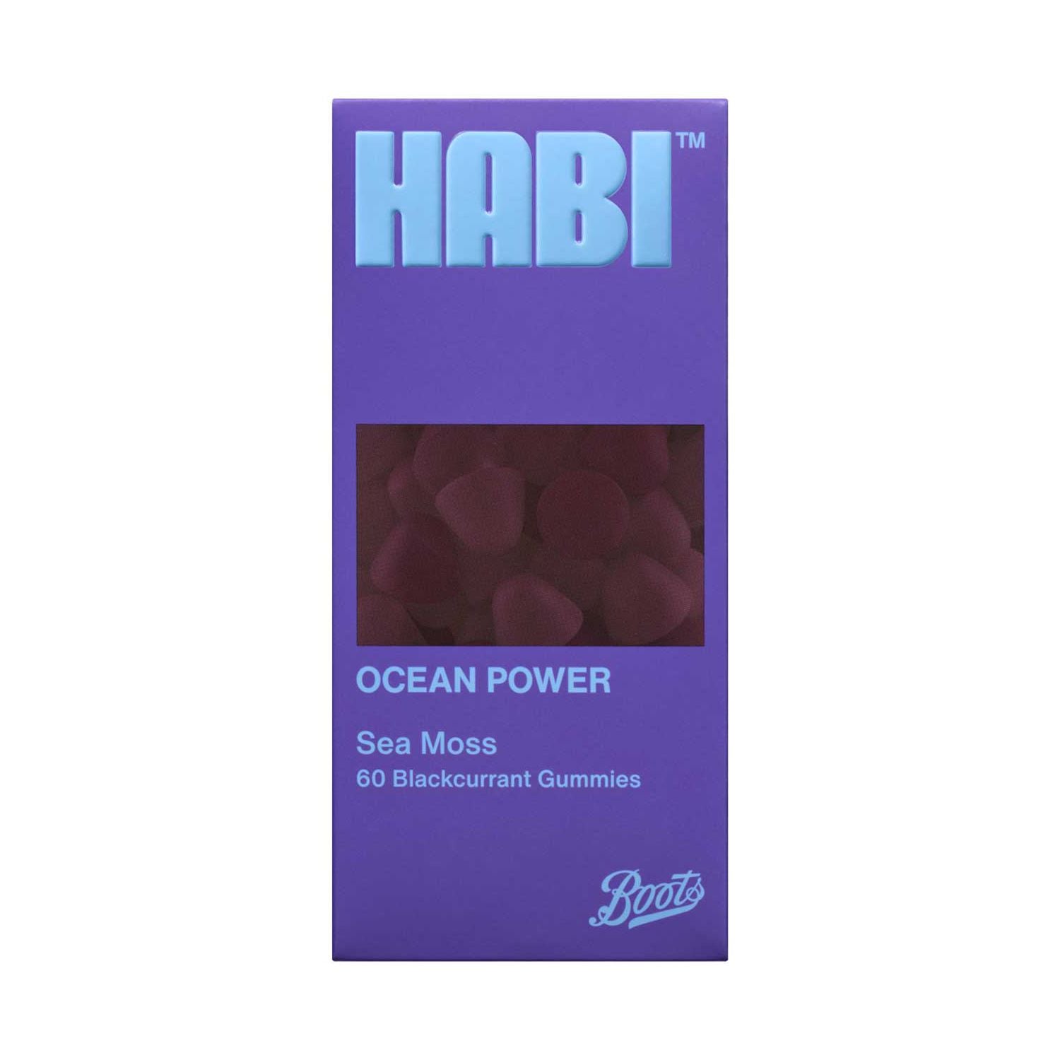 HABI Sea Moss Gummies 60s, UK version