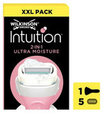 Wilkinson Sword Intuition 2in1 Womens Razor Ultra Moisture XXL Pack