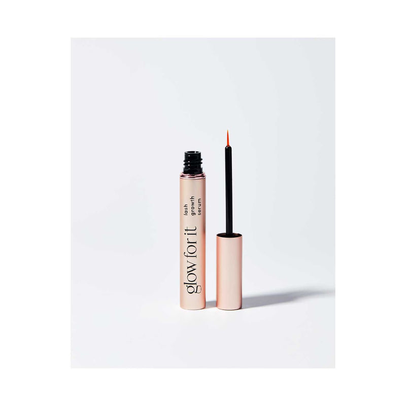 Glow For It vegan peptide lash growth serum, UK version