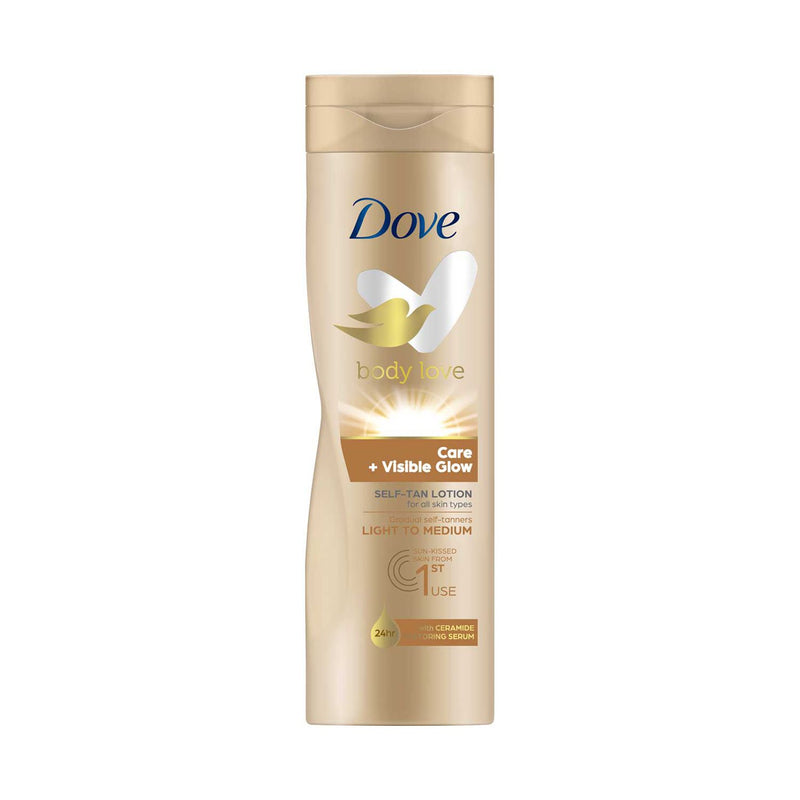 Dove Visible Glow Fair self-tan lotion 250ml, UK version
