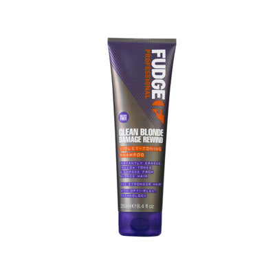Boots Fudge Professional Clean Blonde Damage Rewind Violet-Toning Shampoo 250ml- Buy online at McGrocer