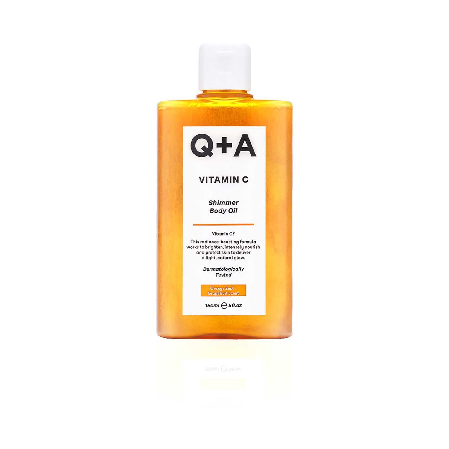 Q+A Vitamin C Shimmer Body Oil 150ml - British product