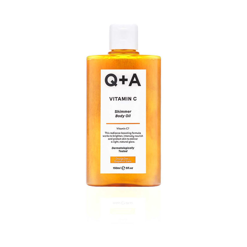 Q+A Vitamin C Shimmer Body Oil 150ml - British product