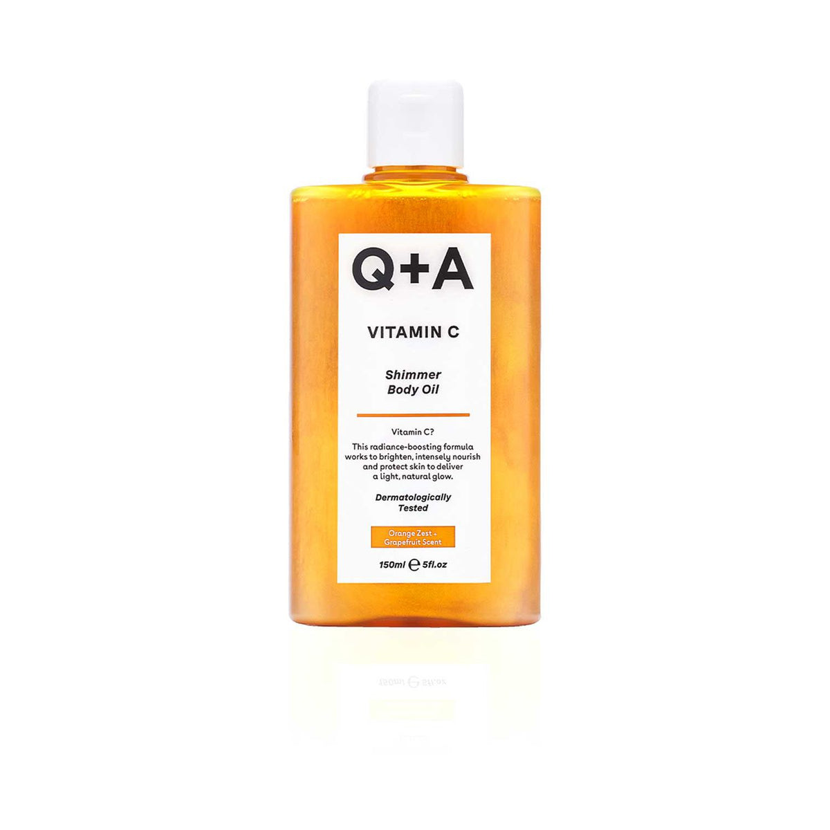 Q+A Vitamin C Shimmer Body Oil 150ml - British product