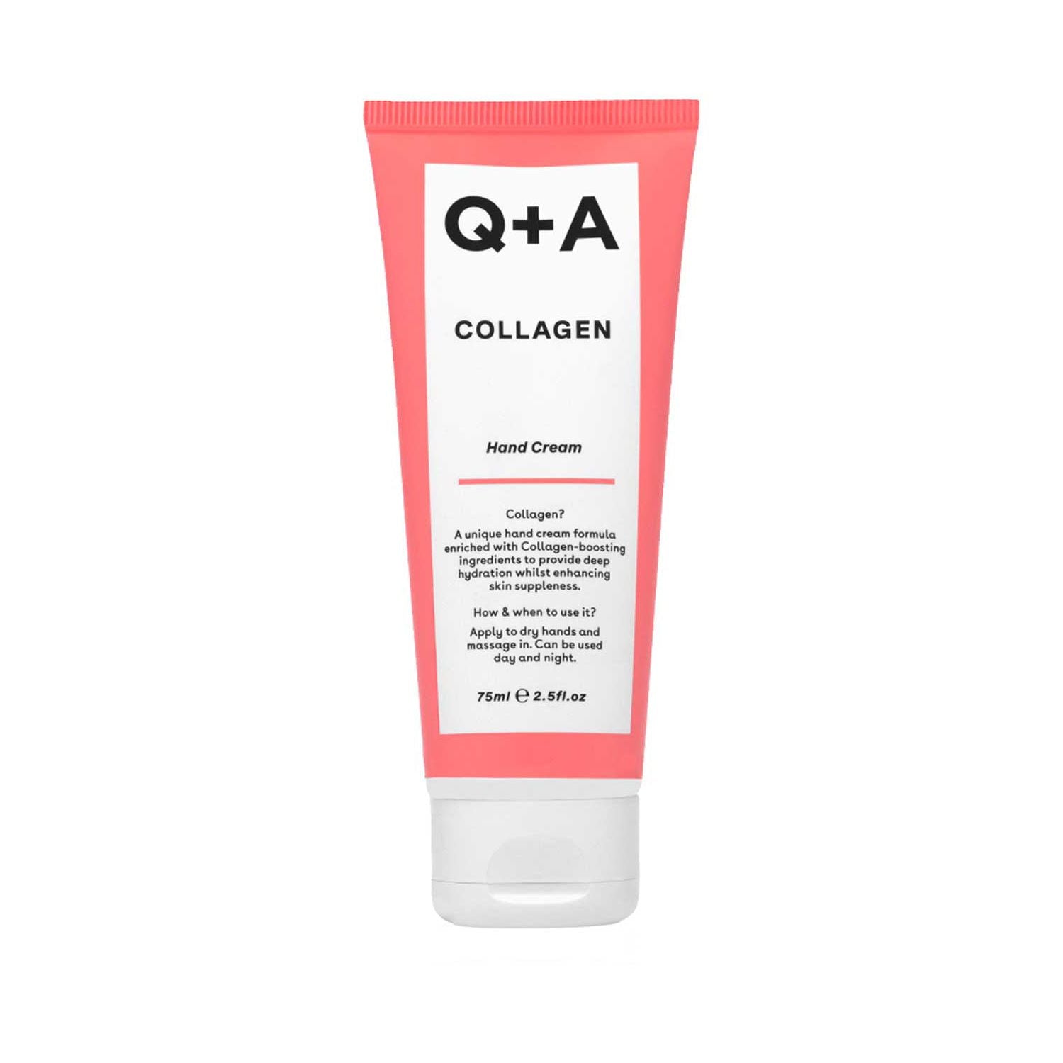 Q+A Collagen Hand Cream 75ml - British product