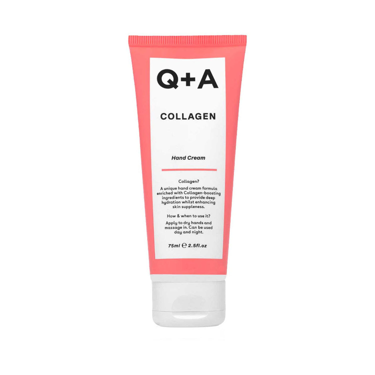 Q+A Collagen Hand Cream 75ml - British product