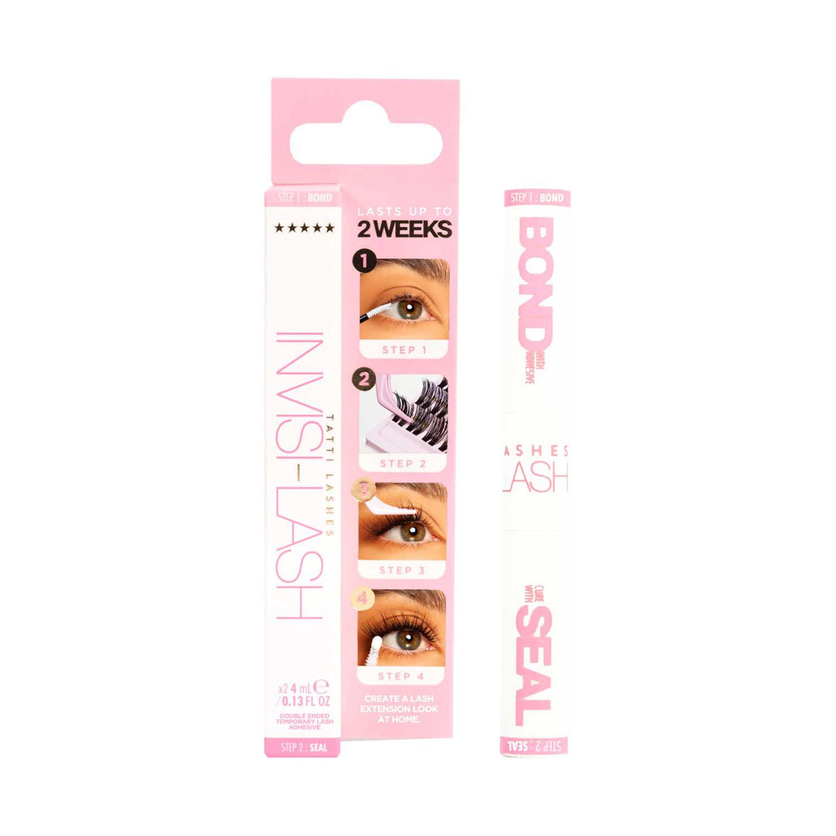 Tatti Lashes Invisi-Lash clear glue and bond 2.4ml, UK version
