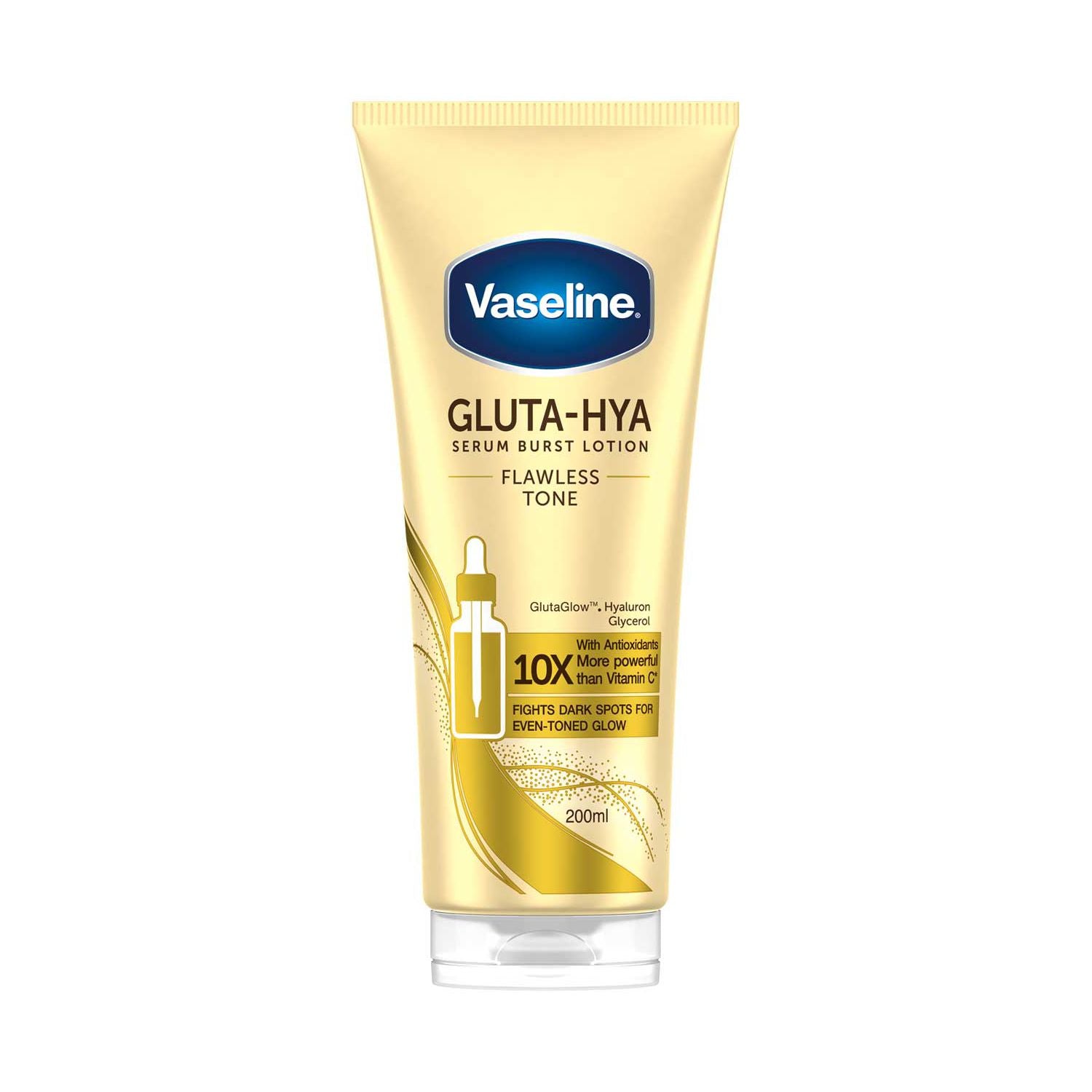Vaseline Gluta-Hya lotion 200ml, imported from the UK