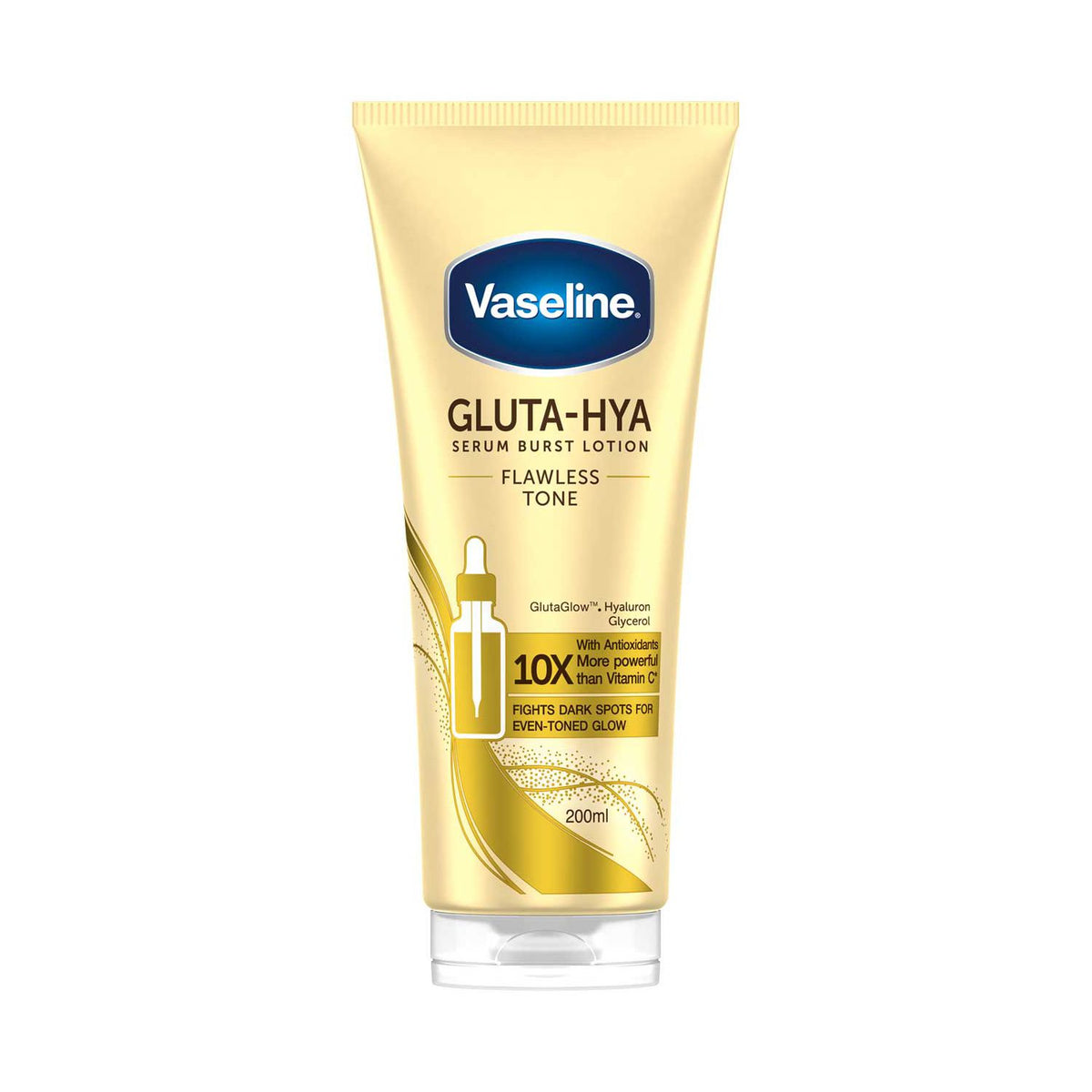 Vaseline Gluta-Hya lotion 200ml, imported from the UK