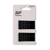 Boots black hair grips 30 pack - British brand