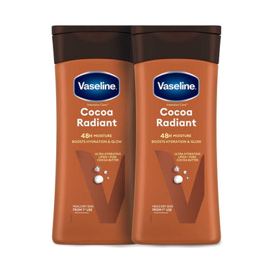 Boots Vaseline Intensive Care Cocoa Radiant Body Lotion 800ml (2 x 400ml)- Buy online at McGrocer