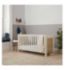 Tutti Bambini Cot Bed White Sand Distressed Oak (British brand)