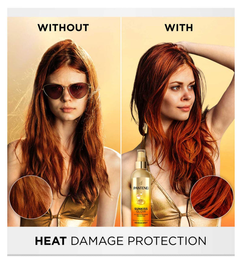 Pantene Sunkiss Glow Hair Spray 200ml, imported from the UK
