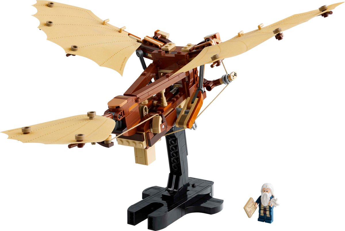 LEGO Icons da Vinci Flying Machine 493 Pieces, imported from the UK