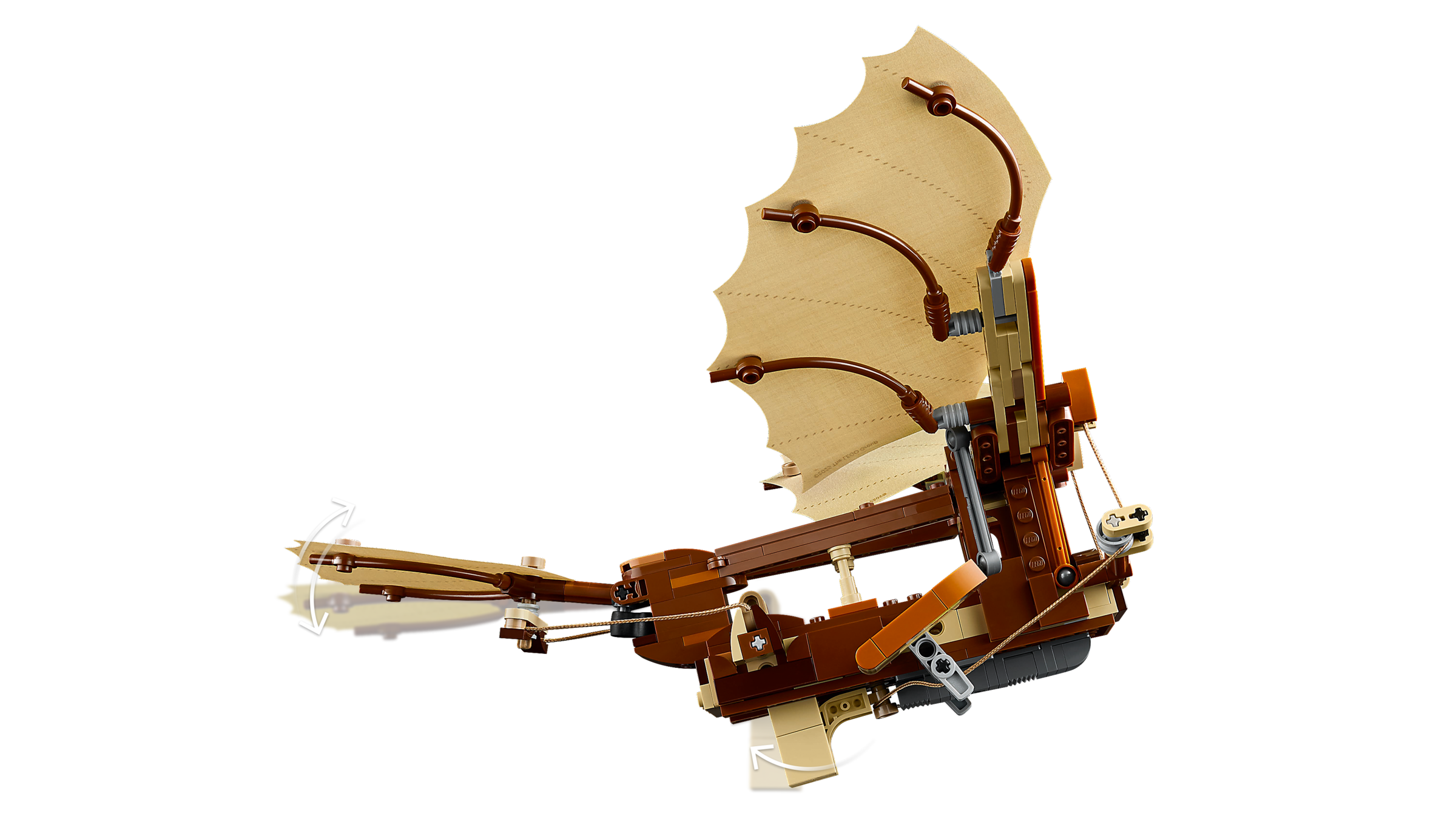LEGO Icons da Vinci Flying Machine 493 Pieces, imported from the UK