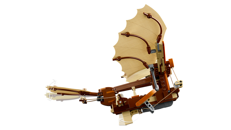 LEGO Icons da Vinci Flying Machine 493 Pieces, imported from the UK